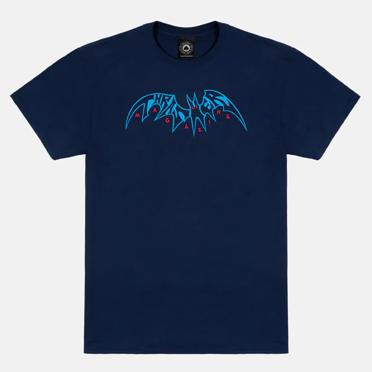 Thrasher - Polera Sky Rat By Neckface Navy