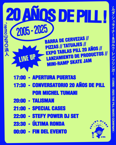 Obtén tu entrada aquí!! Pill - 20 años! *Evento para mayores de 18 años