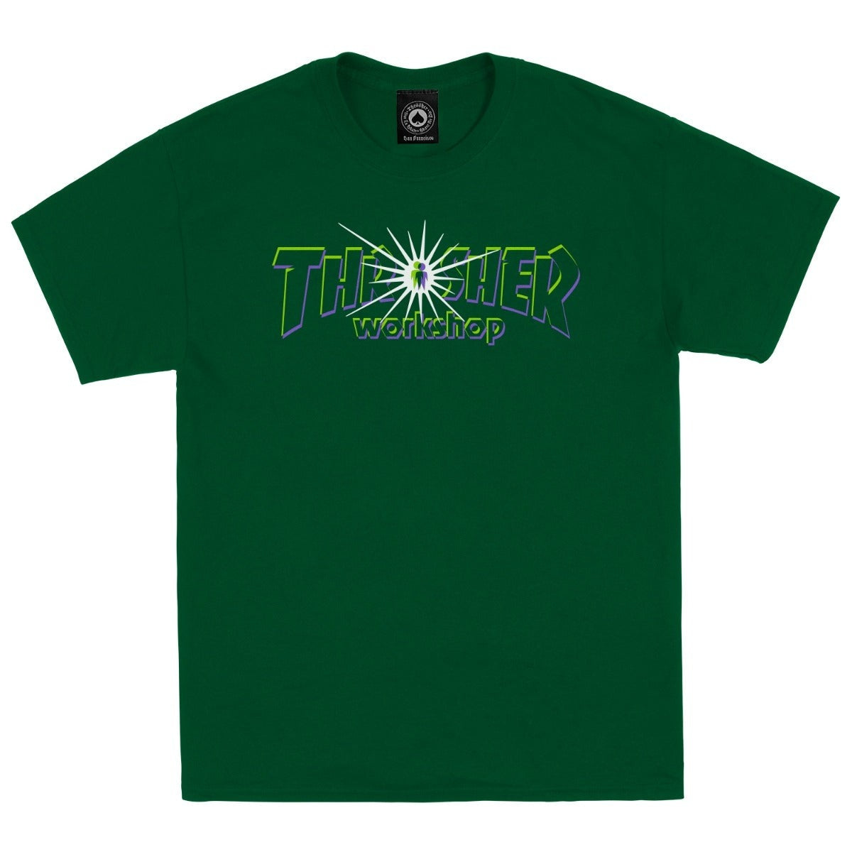 Thrasher - Polera Thrasher x AWS Nova Forest Green - Lo Mejor De Thrasher - Solo Por $24990! Compra Ahora En Wallride Skateshop