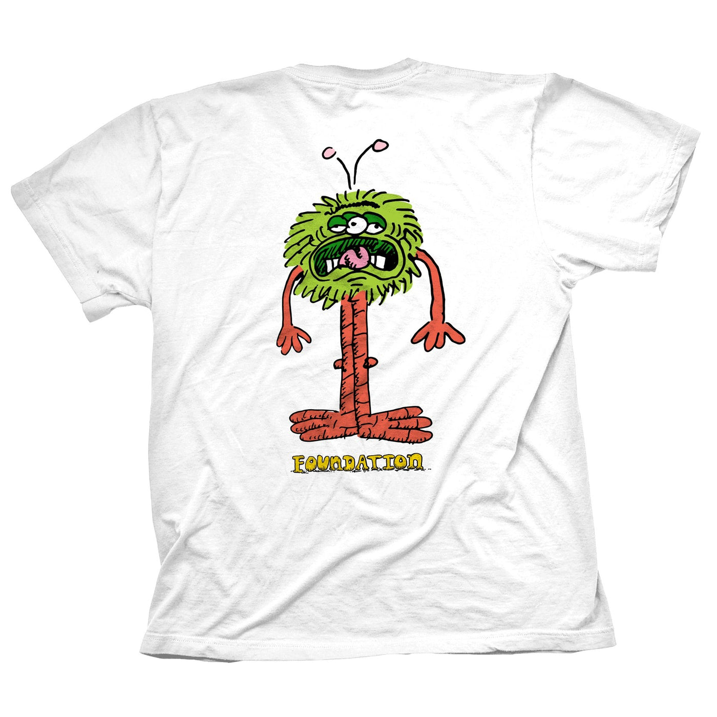 Foundation – Polera Green Monster White - Lo Mejor De Foundation - Solo Por $24990! Compra Ahora En Wallride Skateshop