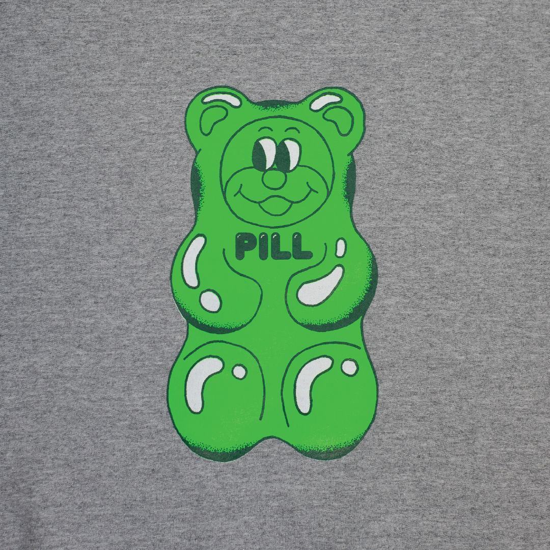 Pill - Poleron Polo Gummy Bear Heather Grey - Lo Mejor De The Pill Company - Solo Por $32990! Compra Ahora En Wallride Skateshop