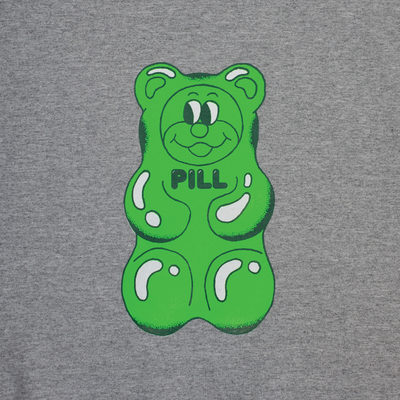 Pill - Poleron Polo Gummy Bear Heather Grey - Lo Mejor De The Pill Company - Solo Por $32990! Compra Ahora En Wallride Skateshop