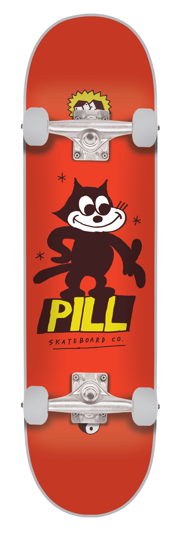 Pill - Tabla Completa Lucky Cat Red 8.0 x 31.75 - Lo Mejor De The Pill Company - Solo Por $69990! Compra Ahora En Wallride Skateshop