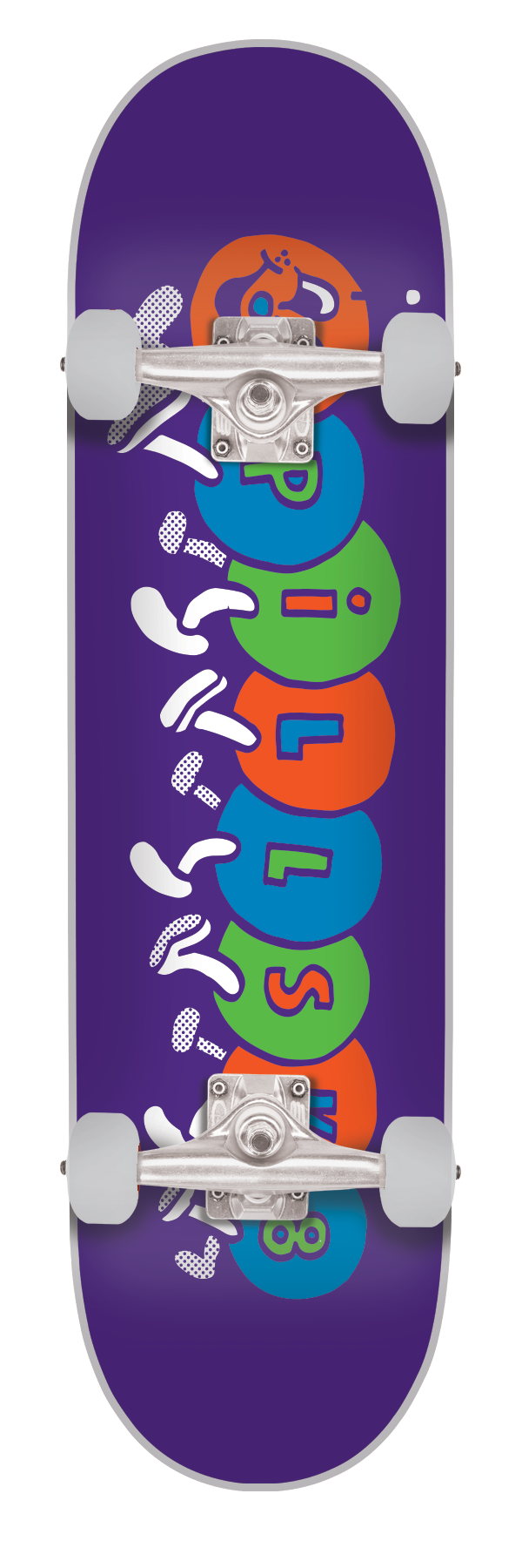 Pill - Tabla Completa Caterpillar Purple 8.125 x 31.75