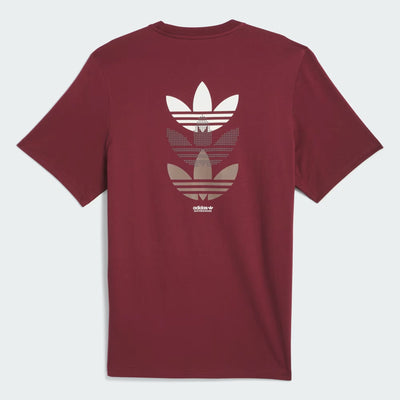 Adidas - Polera Skate Triple Trifolio Shadow Red JW0056