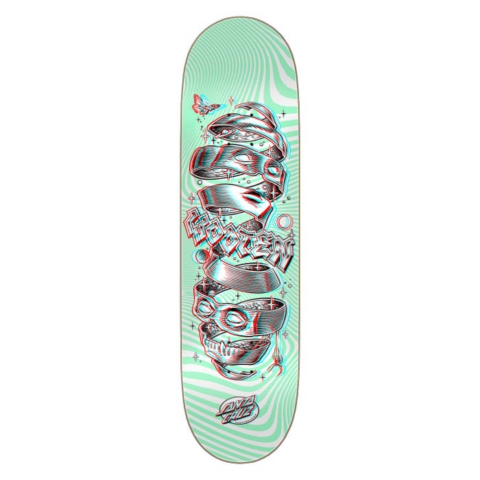 Santa Cruz - Tabla Wooten Unwound Anaglyph Pro 8.5x32.2 - Lo Mejor De Santa Cruz - Solo Por $59990! Compra Ahora En Wallride Skateshop