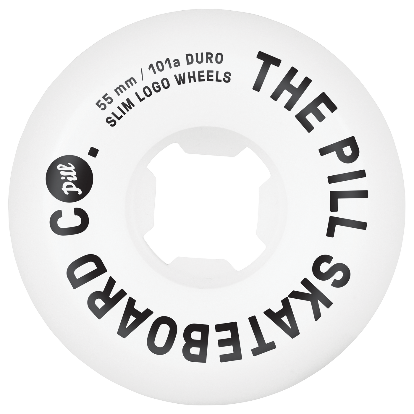 Pill - Ruedas Cónicas Slim Logo 52mm 101a - Lo Mejor De The Pill Company - Solo Por $19990! Compra Ahora En Wallride Skateshop