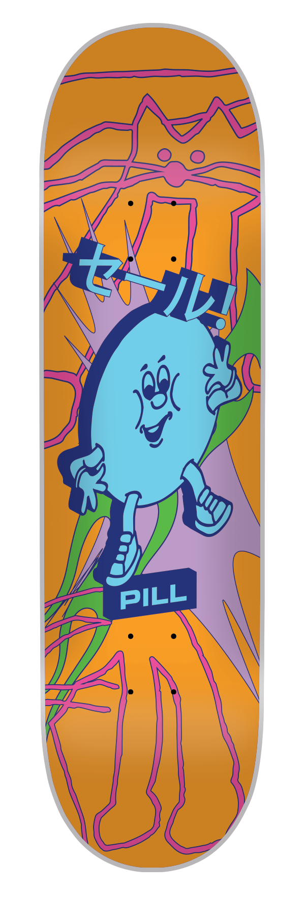 Pill  - Tabla Egg Head 2 8.75x32 (Egg Shape)