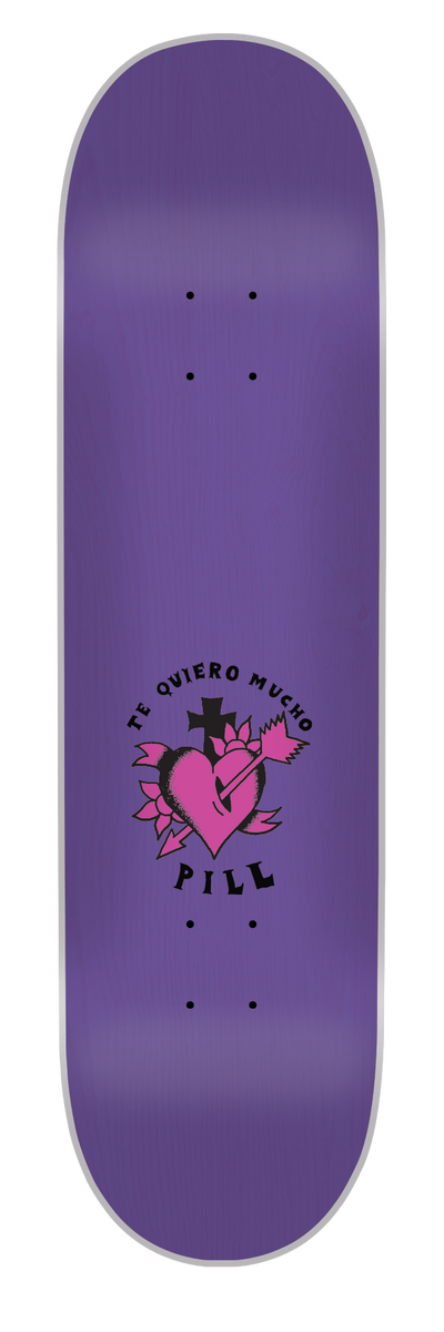 Pill - Tabla Te quiero Mucho Red 8.65x32.15 - Lo Mejor De The Pill Company - Solo Por $29990! Compra Ahora En Wallride Skateshop