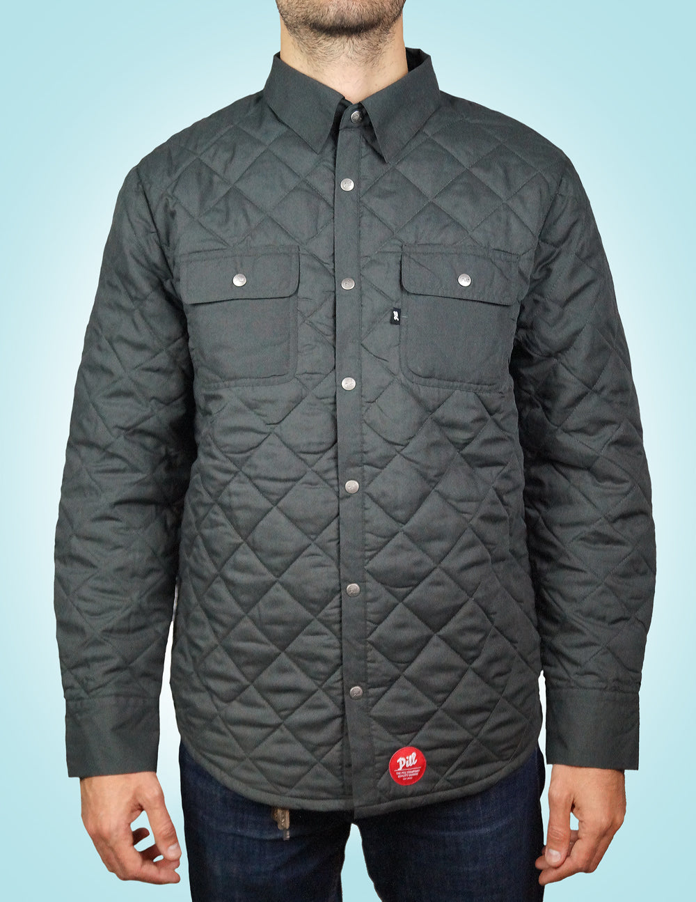 Pill - Chaqueta Diamond Quilt Charcoal Black - Lo Mejor De The Pill Company - Solo Por $24990! Compra Ahora En Wallride Skateshop