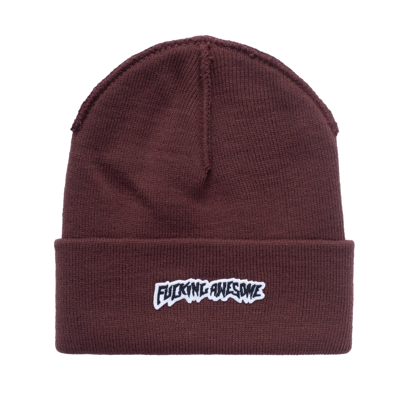 Fucking Awesome - Gorro Beanie Little Stamp Cuff Brown