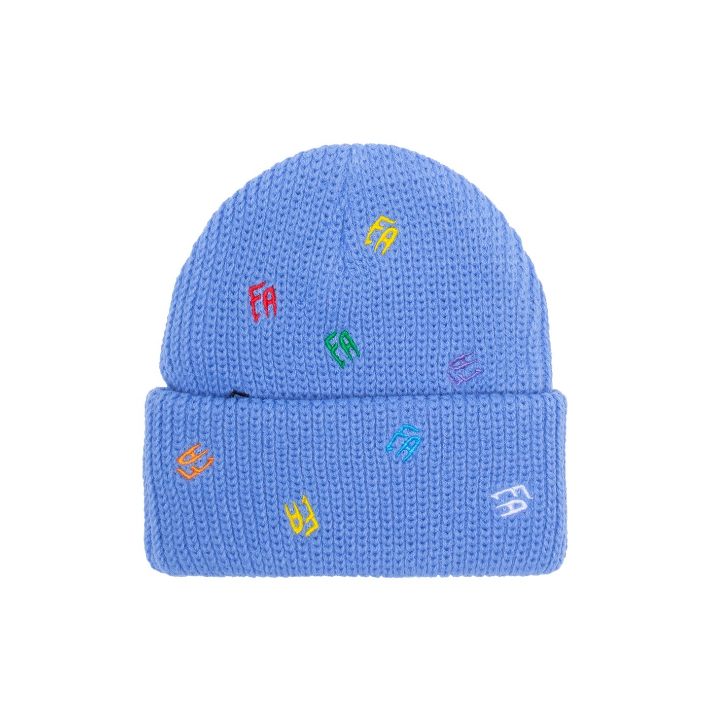 Fucking Awesome - Gorro Beanie Scattered FA Cuff Violet