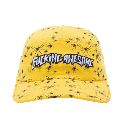 Fucking Awesome - Gorro Snapback Spider Stamp Volley Yellow