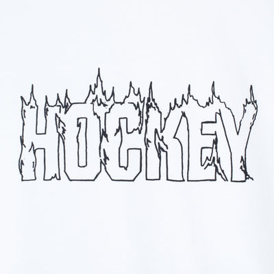 Hockey - Up In Flames White