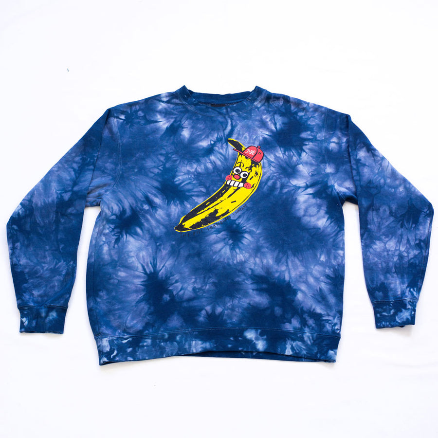 Pill - Poleron Polo Mario Banana Tye Dye Navy
