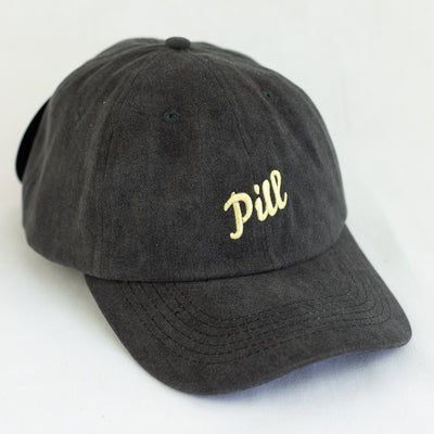 Pill - Gorro Dad hat Script Logo Black Washed