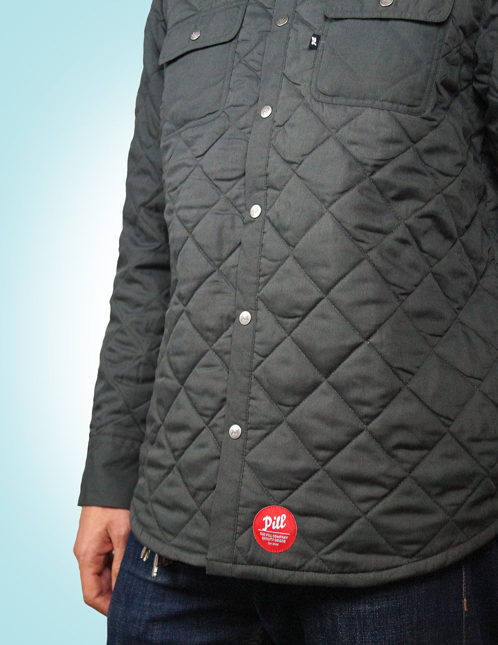 Pill - Chaqueta Diamond Quilt Charcoal Black - Lo Mejor De The Pill Company - Solo Por $24990! Compra Ahora En Wallride Skateshop