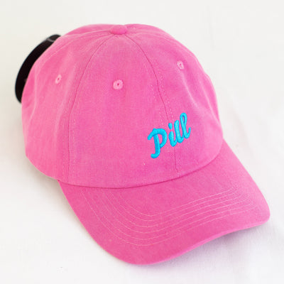 Pill - Gorro Dad hat Script Logo Light Pink