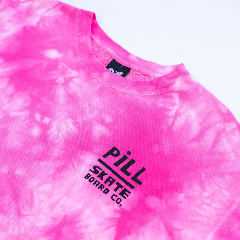 Pill - Poleron Polo Sk8 Storie Tye Dye Pink