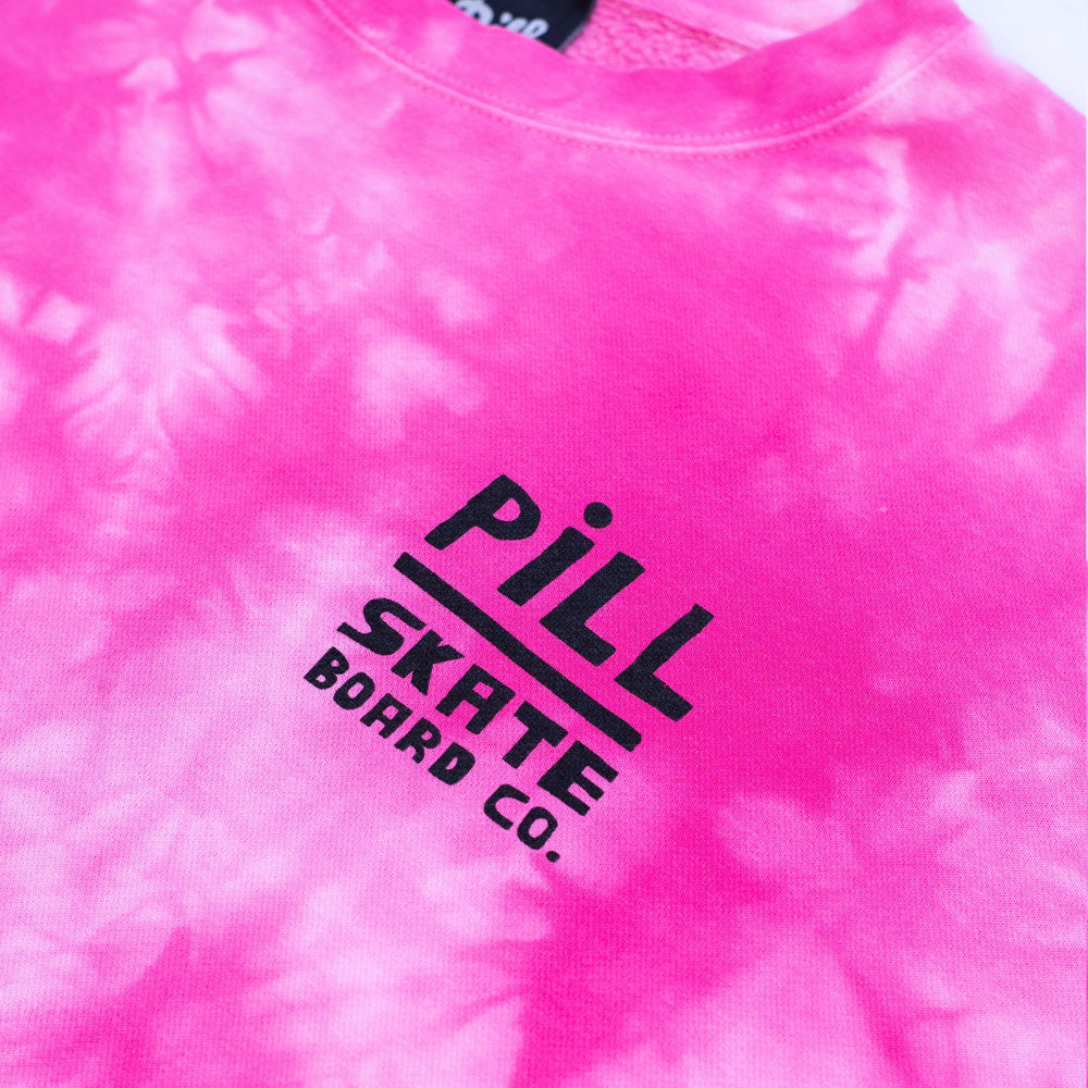 Pill - Poleron Polo Sk8 Storie Tye Dye Pink