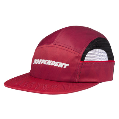 Independent - Gorro Snapback five panel Camp Low Profile Red