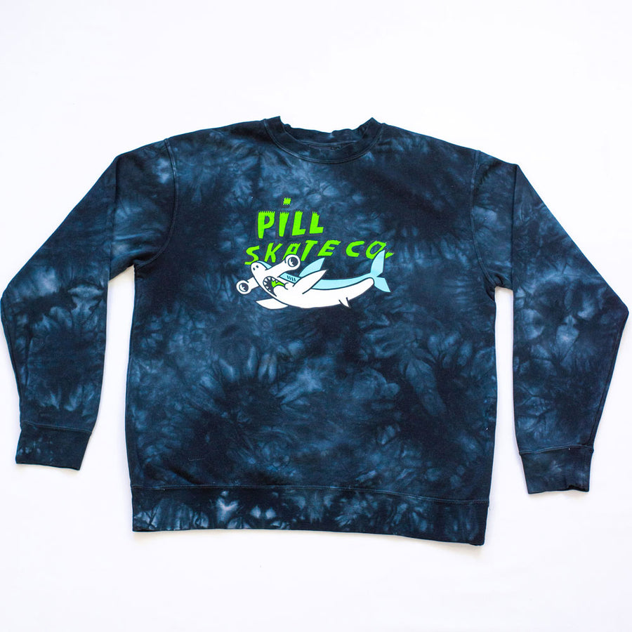 Pill - Poleron Polo Shark Attack Tye Dye Black