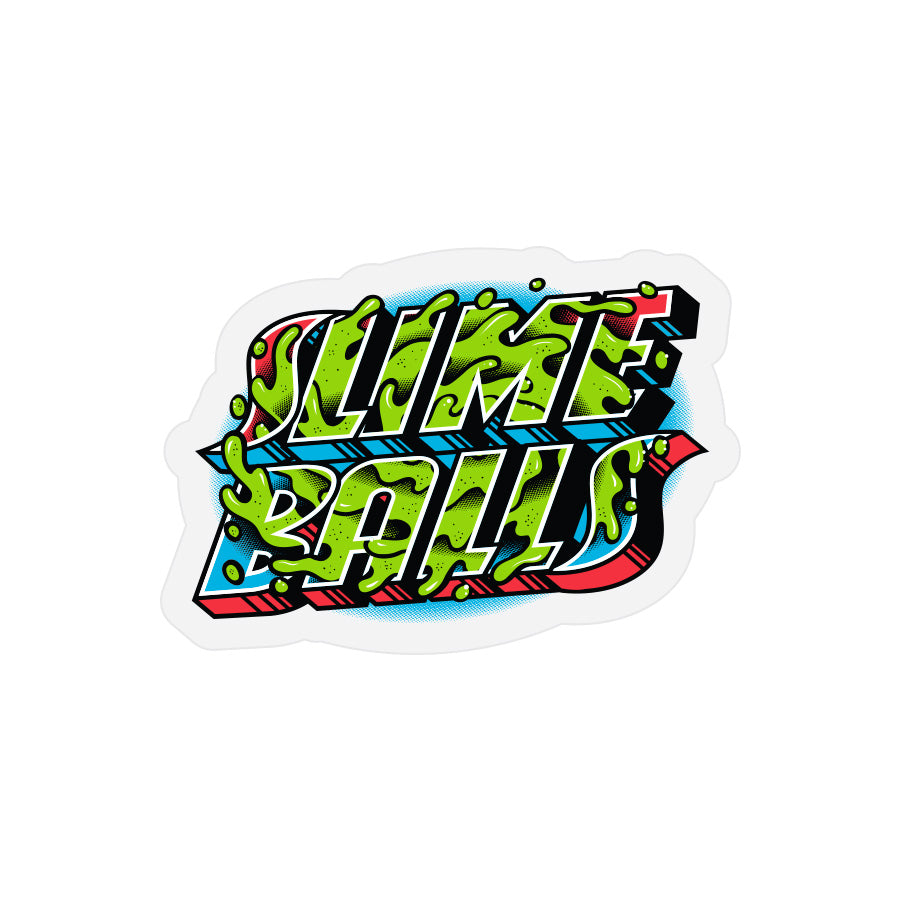 Slime Balls - Sticker Greetings from SB Clear Mylar