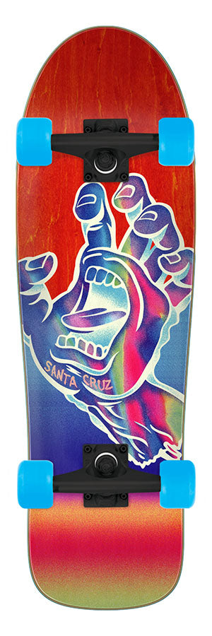 Santa Cruz - Cruzer Iridescent Hand Shaped 9.7 x 31.7