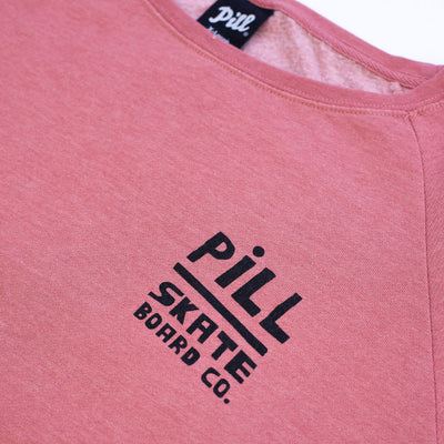 Pill - Poleron Polo Mujer Sk8 Storie Dusty Rose