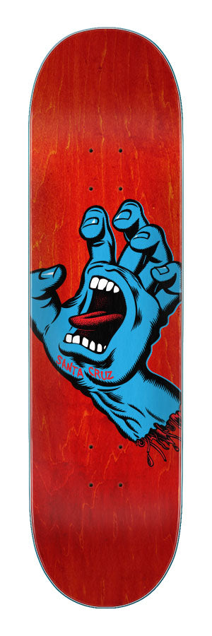 Santa Cruz - Tabla Screaming Hand 8.0 x 31.6 + Lija Iron