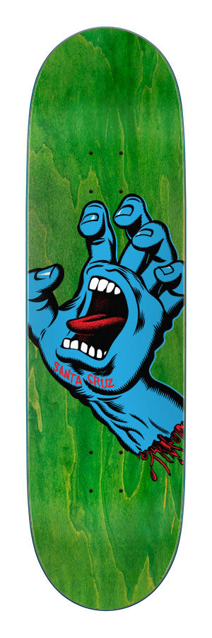 Santa Cruz - Tabla Screaming Hand 8.8 x 31.95 + lija iron