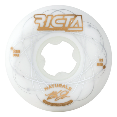 Ricta - Ruedas Johnson Orbital Naturals White/Gold Mid 99a 53mm