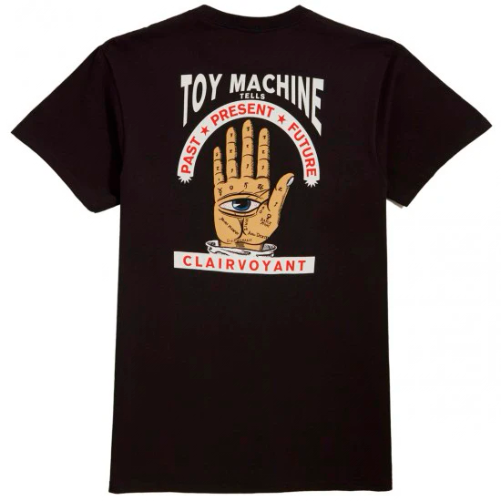 Toy Machine – Polera Clairvoyant Black