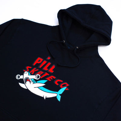 Pill - Poleron Canguro Shark Attack Reactive Black