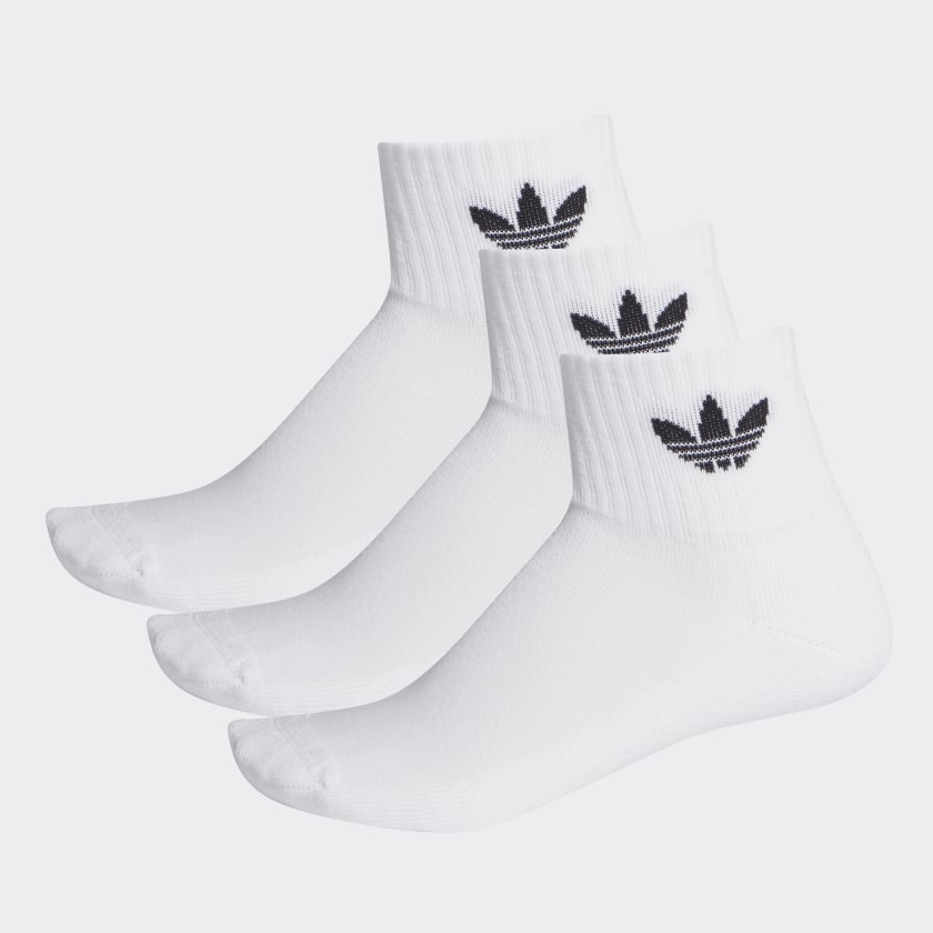 adidas - Calcetines MID ANKLE SCK 3 pares white FT8529