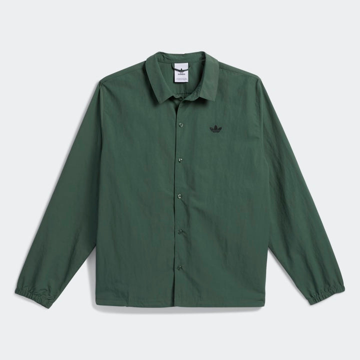 adidas - Coach Jacket COACH SHIRT Green Oxide/Black GL9968 – Wallride  Skateshop