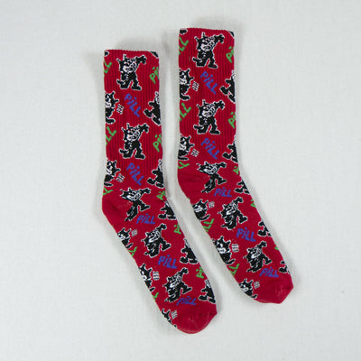Pill - Calcetines Lucky Cat Red