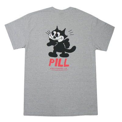Pill - Polera Lucky Cat Grey