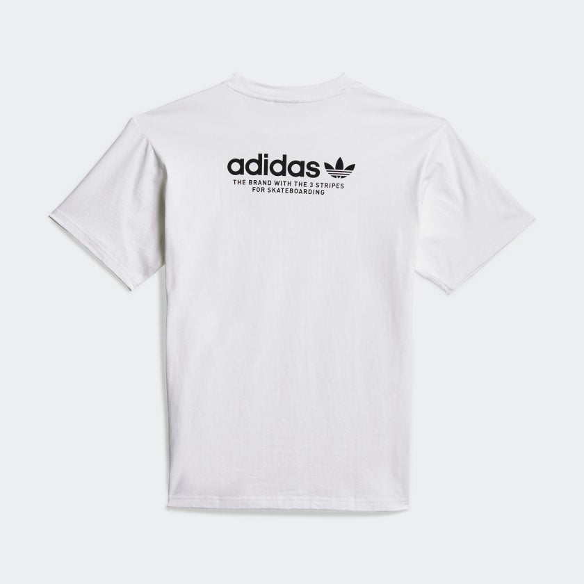adidas - Polera 4.0 LOGO SS TEE White GM5176 – Wallride Skateshop