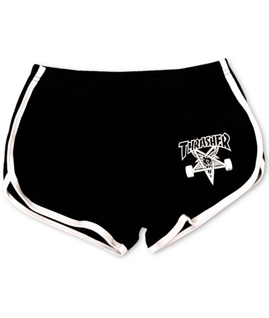 Thrasher - Shorts Mujer Sk8goat Night Black/White - Lo Mejor De Thrasher - Solo Por $24990.0! Compra Ahora En Wallride Skateshop