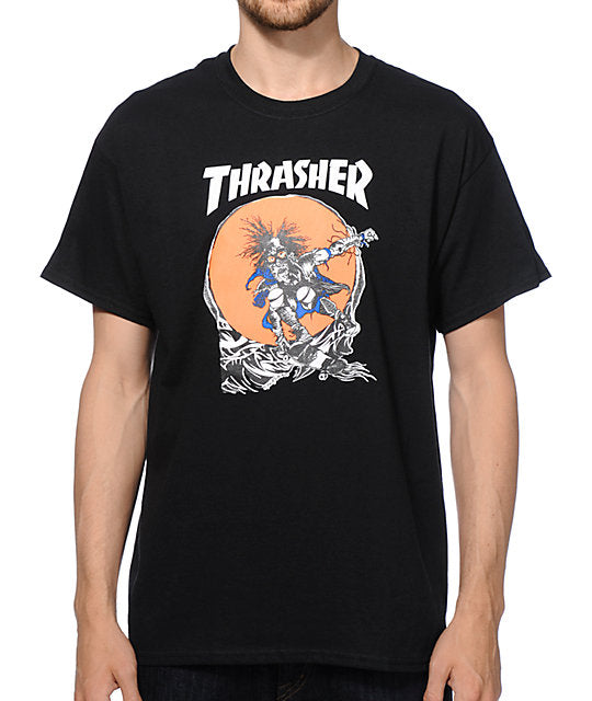 Thrasher - Polera Outlaw Black - Lo Mejor De Thrasher - Solo Por $24990! Compra Ahora En Wallride Skateshop