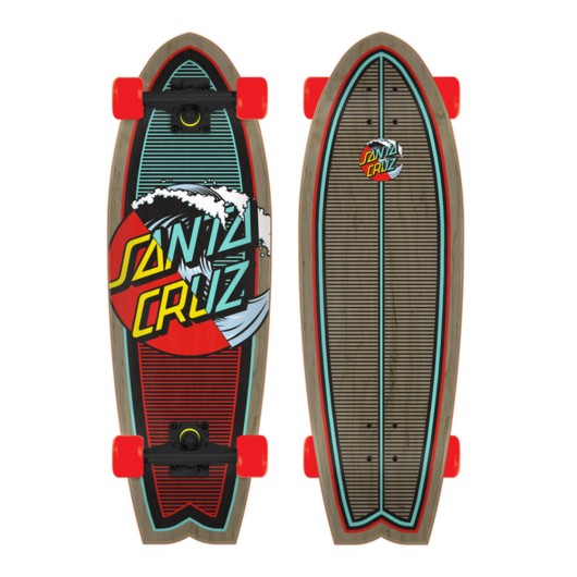 Santa Cruz - Cruzer Classic Wave Splice 8.8 x 27.7 – Wallride