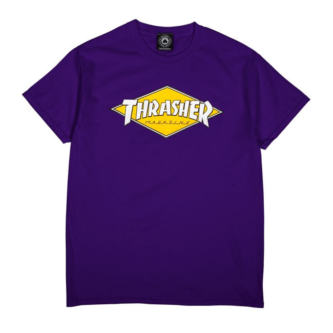 Thrasher - Polera Diamond Logo Purple