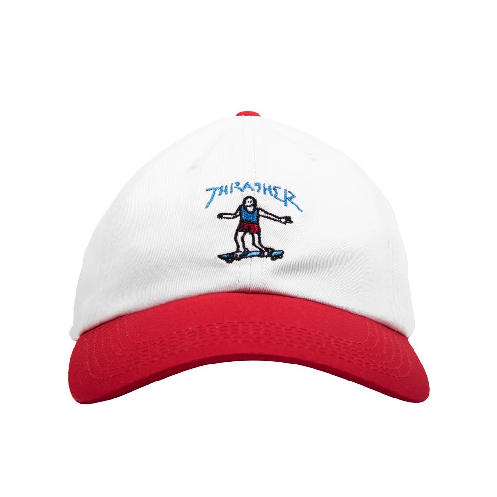 Thrasher - Gorro Snapback Gonz Old Timer Hat White/Red