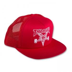Thrasher - Gorro Trucker Skate Goat Red/White - Lo Mejor De Thrasher - Solo Por $24990! Compra Ahora En Wallride Skateshop