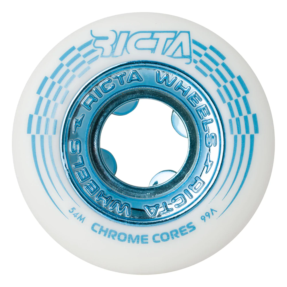 Ricta - Ruedas Chrome Core White Teal 99a - 53mm