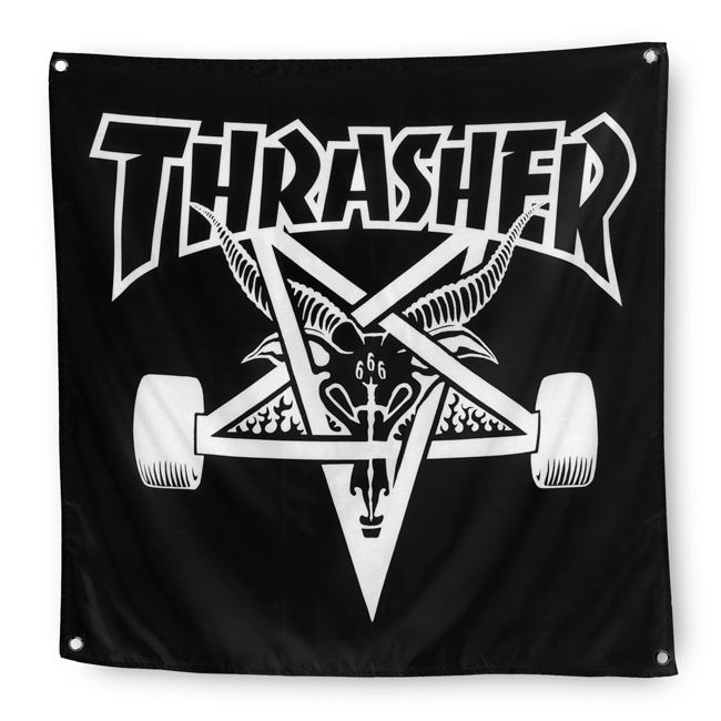 Thrasher - Banner Sk8Goat Black (90 x 90) - Lo Mejor De Thrasher - Solo Por $19990! Compra Ahora En Wallride Skateshop