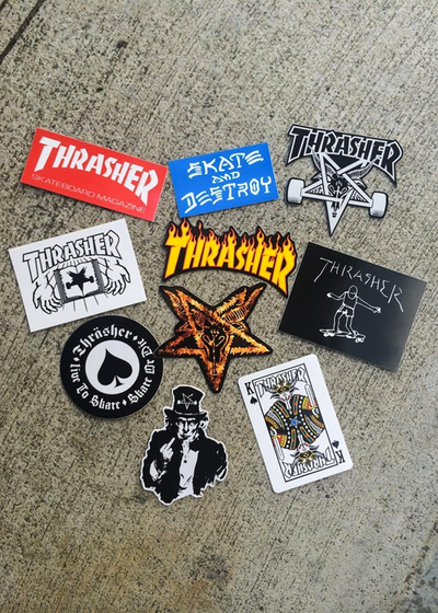 Thrasher - Stickers Pack (10 unidades) - Lo Mejor De Thrasher - Solo Por $14990! Compra Ahora En Wallride Skateshop