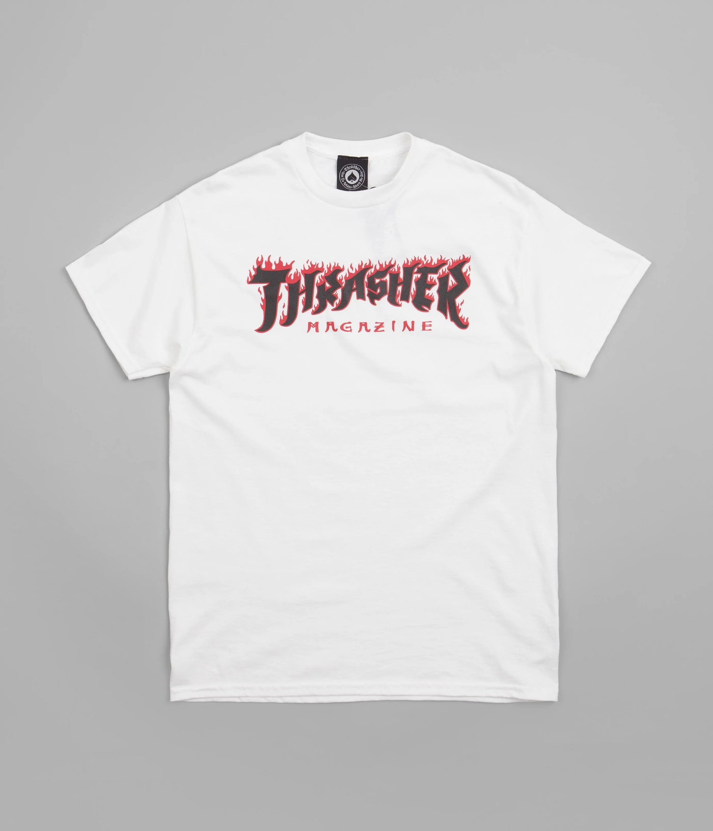 Thrasher - Polera Possessed Logo White