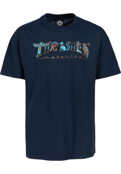 Thrasher - Polera Hieroglyphic Navy Blue